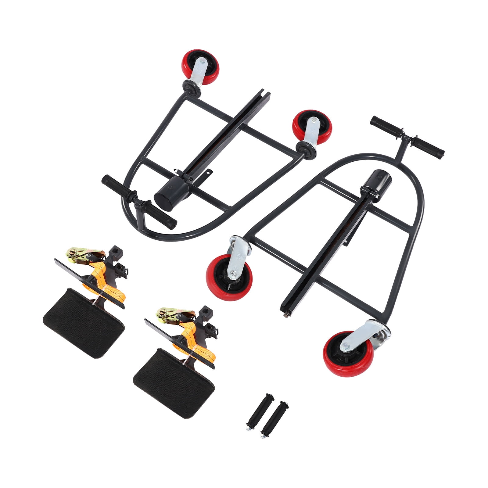 Heavy-Duty Furniture Mover - 4 Wheels(6in Diameter), 11.8in Lift Height - 190in Nylon Straps, Suitable for Office/Warehousing/Logistics/Furniture Store Use