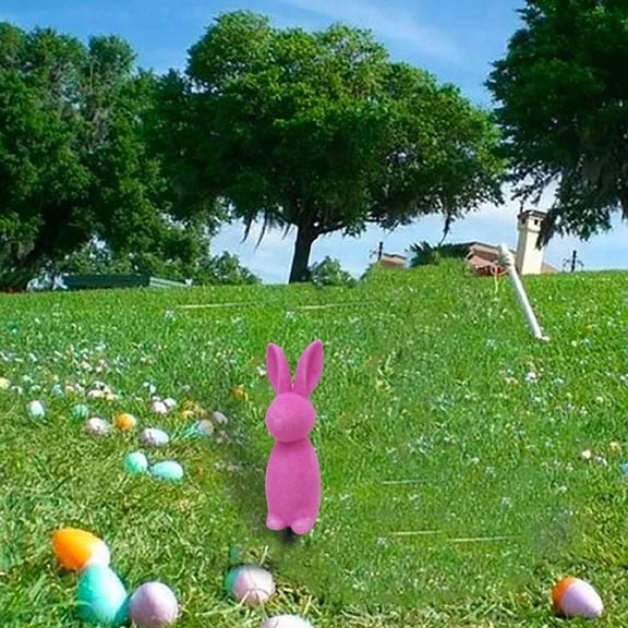 EcoNest Rabbit Shaped Inserts Green Rabbit Shaped Potted Easter Bunny Suitable For Easter Porch Decoration Outdoor/Indoor