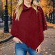 thumbnail image 5 of Capa larga con botones para mujer, chal para mujer, chal tejido, cárdigan, capa de lana, tops con hombros descubiertos, chales, bufanda, chal de color liso para mujer, ropa para muñecas, 5 of 6