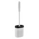 thumbnail image 1 of Cepillo de baño de silicona, conjunto de soporte de secado rápido montado en la pared, cerdas suaves flexibles duraderas, accesorios de baño Wc, blanco Feliz Sencillez, 1 of 5