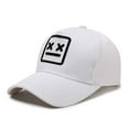 thumbnail image 2 of MIASHUI Casquette de Baseball Brodée pour Hommes Femmes Réglable Soleil Casquette Papa, Blanc, 2 of 3
