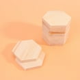 thumbnail image 5 of TUIBELYN 10pcs Hexagon Wood Pieces for DIY Crafts Decoration (8cm, 1cm Thickness), 5 of 7
