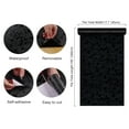 thumbnail image 2 of CHIHUT Black Peel and Stick Wallpaper Silk Embossed Black Contact Paper Self Adhesive Vinyl Textured Wallpaper Decorative Removable Wall Paper Roll for Bedroom Kitchen Cabinets Countertops 17.7”x100”, 2 of 8