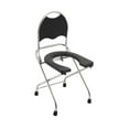 thumbnail image 4 of Camping Inhify Slat Toille Tourking Silla de ducha Homparea Seniors Plegable asiento de inodoro con respaldo para viajes de caminos de dormitorio, 4 of 8