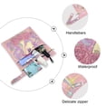 thumbnail image 4 of 2 Pack Wet Dry Bags,Cute Unicorn with Elegant Roses Waterproof Reusable Dual Zipper Bags for Swimwear, Gym Clothes, Toiletries, Baby Diapers, 4 of 8