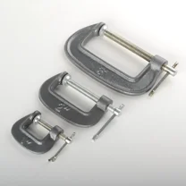 3 Pc 1" 2" 3" Inch Mini C Clamp Set Black Steel Frame Brand New