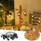 thumbnail image 3 of Luces LED en tiras - Diseño de lámpara de queroseno negra, alimentación a pilas, blanco cálido - Decoración interior/exterior para fiestas, bodas y Navidad, 3 of 7