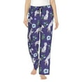 thumbnail image 2 of Goofa Cute Dog Printed Soft Pajama Pants for Women, Wide Leg Comfy Casual Lounge Yoga Pants-, 2 of 9
