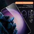 thumbnail image 4 of SHIQI-Screen Protector for Samsung Galaxy S23+ / S23 Plus 5G 6.6-Inch, Tempered Glass Film, Fingerprint ID Compatible, HD Clear, 3-Pack, 4 of 4