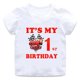 thumbnail image 3 of Camiseta con estampado de Disney para niños y niñas, camisa de algodón de manga corta con estampado gráfico de dibujos animados, decoración para fiesta de cumpleaños de bebé, 3 of 4