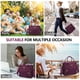 thumbnail image 4 of MIYCOO Bolsa de Almuerzo Fiambrera para Mujer - Bolsa térmica para Almuerzo con Aislamiento a Prueba de Fugas para Mujer - Bolsas Grandes para Almuerzo para Adultos, Púrpura, 4 of 5