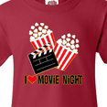 thumbnail image 4 of Inktastic I Love Movie Night Youth T-Shirt, 4 of 5