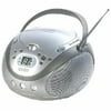 Coby CD/Radio Boombox, Silver