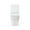 White, variant on Concorde One Piece Square Toilet Dual Flush in Matte Grey 1.1/1.6 gpf