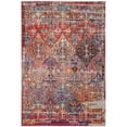 thumbnail image 2 of SAFAVIEH Bristol Wyatt Geometric Polyester Area Rug, Rose/Multi, 8' x 10', 2 of 6