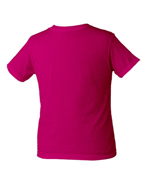 Tultex - Youth Fine Jersey T-Shirt - 235 - Fuchsia - Size