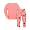 thumbnail image 5 of ATAIKU Toddler Baby Girls Long Sleeve Pajamas 2 Piece Music Girl Pjs Set Children Cotton Sleepwear 2T, 5 of 11