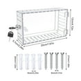 thumbnail image 6 of Opvise Thermostat Cover with Key Lock Transparent Simple Installation Universal Thermostat Lock Box Thermostat Guard Clear, 6 of 8