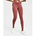 thumbnail image 2 of Jenni Style Not Size Women's Solid Leggings Sunsweet Plum (Sunsweet Plum, M), 2 of 5