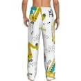 thumbnail image 3 of Xecao Dinosaur on Excavator Men's Straight Lounge Pajama Pants: The Ultimate in Comfortable Sleepwear, 3 of 9