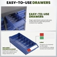 thumbnail image 2 of Zhuotong  Heavy-Duty 40-Drawer Steel Storage Cabinet with Dividers & Labels, 20.2LBS Small Parts Organizer for Screws, Garage, Workshop, Home Use, 2 of 8