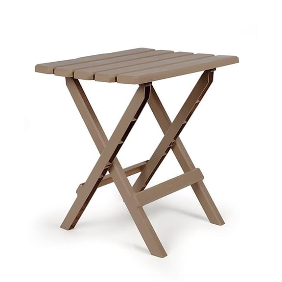 Large Quick Folding Adirondack Side Table - Champagne Taupe