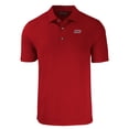 thumbnail image 2 of Men's Cutter & Buck Red UIC Flames Big & Tall Forge Eco Stretch Recycled Polo, 2 of 3