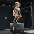 thumbnail image 7 of Philosophy Gym 3-in-1 Non-Slip Wooden Plyo Box - 30" x 24" x 20", Wood Plyometric Jump Box for Home Gym, HIIT, Step-Ups, and Strength Training - Black, 7 of 7