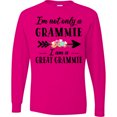 thumbnail image 3 of Inktastic I'm Not Only a Grammie I'm a Great Grammie with Flowers Long Sleeve T-Shirt, 3 of 5