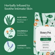 Honey Pot Anti Itch Intimate Wipes - 30 count