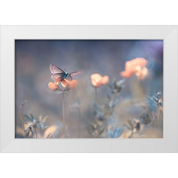 Bravin, Fabien 18x13 White Modern Wood Framed Museum Art Print Titled - The Lady of Lothlorien