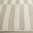 thumbnail image 3 of SAFAVIEH Montauk Raeyln Striped Cotton Area Rug, Ivory/Light Grey, 2'6" x 4', 3 of 8
