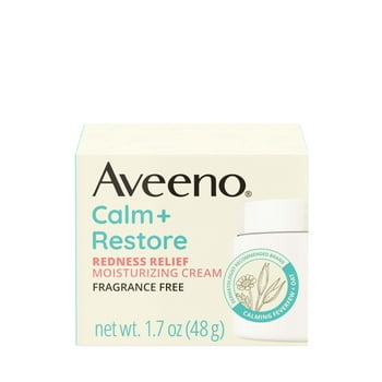 Aveeno Calm + Restore Redness  Cream, Face Moisturizer, 1.7 oz