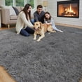 thumbnail image 7 of Rugs for Living Room 5x8, Alfombras para Salas Shag Large Plush Soft Area Rug, Shaggy Carpets for Bedroom, Kids Boys Girls Home Decor Aesthetic (Dark Grey, 5 x 8 Feet), 7 of 7