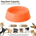 thumbnail image 6 of Thickened Plastic Pet Bowl for Cats & Dogs | Non-Slip Non-Spill Food & Water Dish | Single Pet Use | 7.2x7.2x2.13 Inches | Blue, Green, Pink, Orange, Yellow, 6 of 6