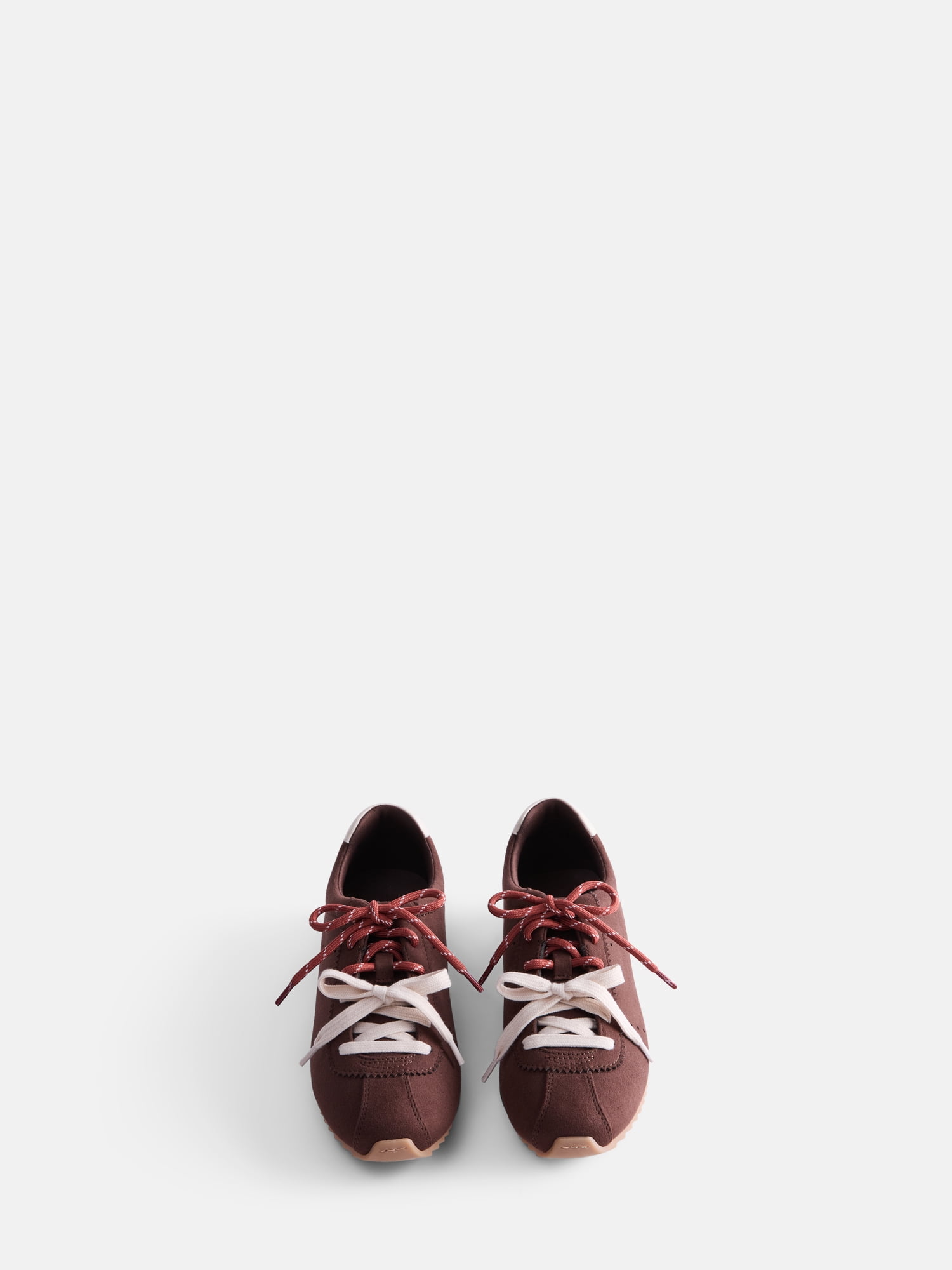 Weekend Academy Girls Low Profile Double Lace Fashion Sneakers