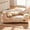 Cream-28.3"Lx20.5"Wx9"Th, variant on Dog Couch Bed  Corduroy Cozy Cat For Indoor Cats With Washable Cover 28in Waterproof Beds Sofa Small Dogs And Large Cute Warm Cotton Pet Grey
