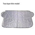 thumbnail image 3 of Shengyu Front Car Snow Frost Cover Multi Layer Windshield Outdoor Waterproof Winter Anti Ice Automobiles Sunshade Protector Two layer, 3 of 6