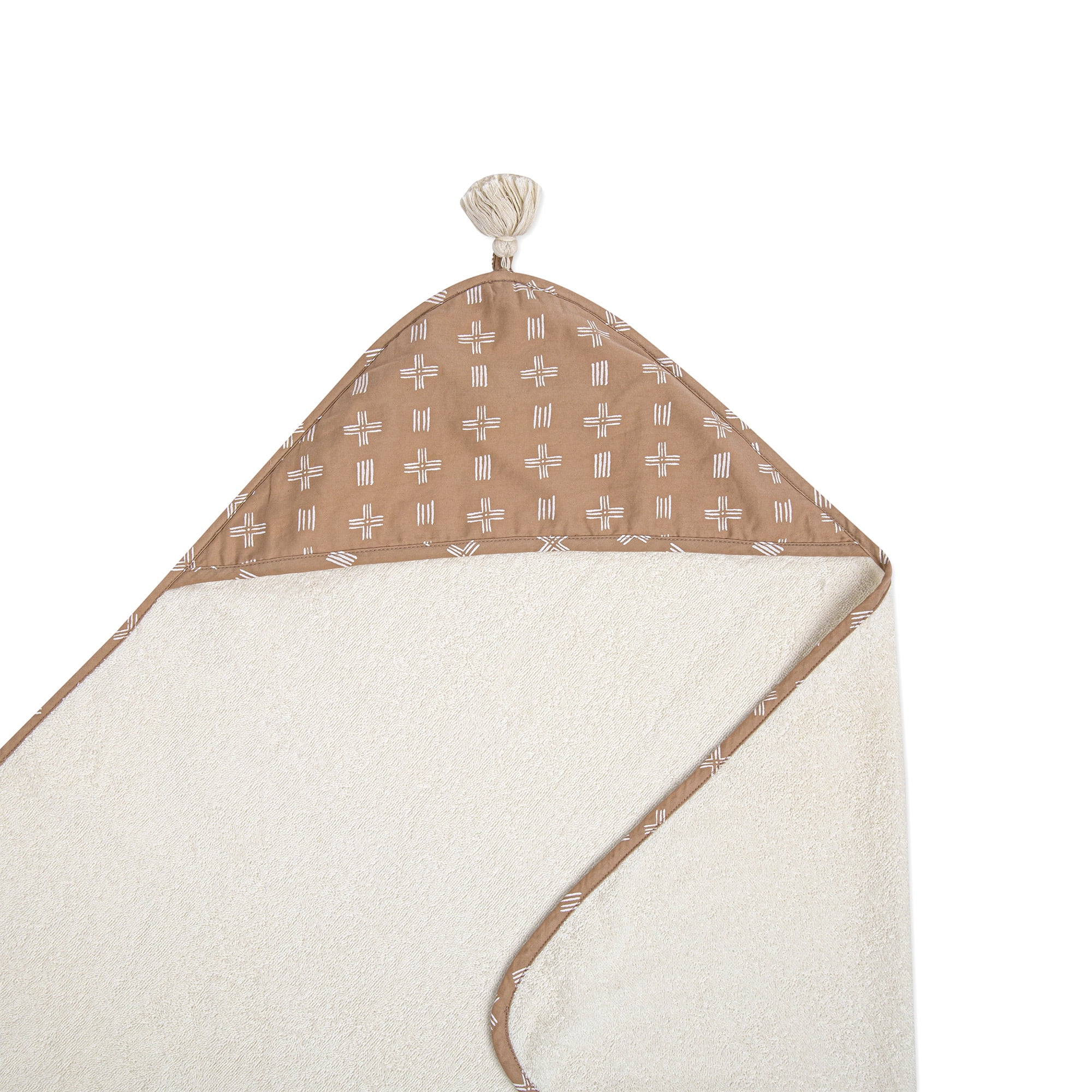 Crane Baby Copper Dash Quilted Changing Pad Cover - Soft Cotton Changing Pad, Nursery Essential