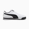 thumbnail image 4 of Zapatilla PUMA Roma AH23 para hombre blanca/negro/dorada, talla 9.5, 4 of 5
