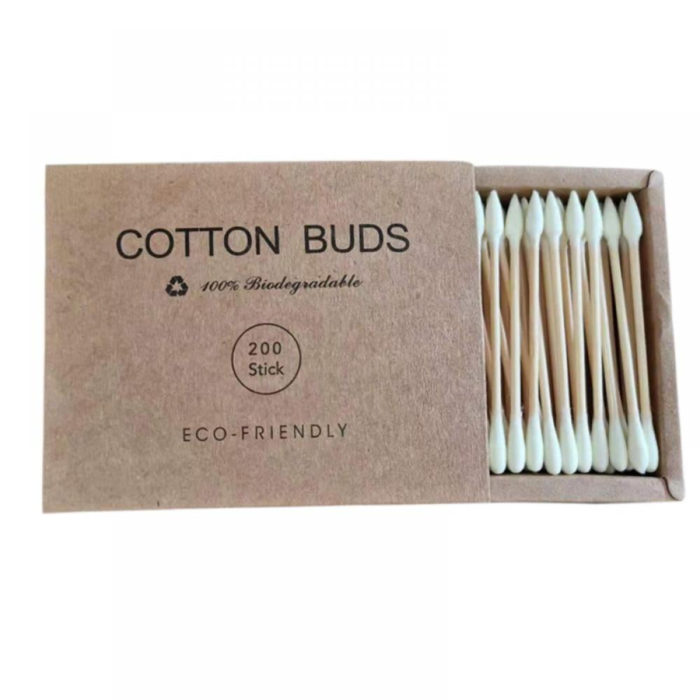 1000 Count Cotton Swabs by Xumzee, Sturdy Bamboo Sticks with  Thick Cotton, Small Packages Suit for Travel and Storage, Biodegradable,  Chlorine-Free Hypoallergenic Qtips : Beauty & Personal Care