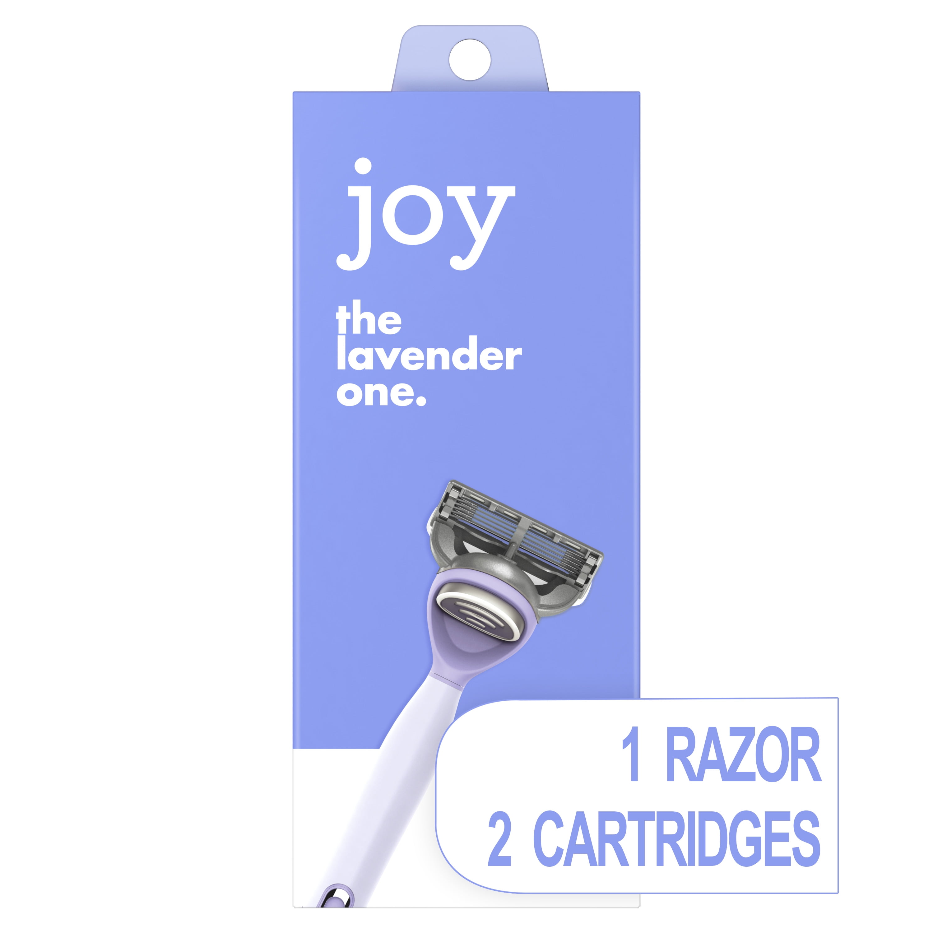 Joy Razor Handle and 2 Razor Blade Refills, Lavender Nepal Ubuy