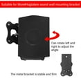 thumbnail image 5 of Speaker Wall Mounts, Left and Right Rotation Metal Speaker Wall Stand, Strong Bearing Capacity Side Clamping Bookshelf, 5 of 5