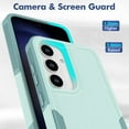 thumbnail image 3 of For Samsung Galaxy S23 Case, Military Grade Shockproof Anti-Slip Bumper Hybrid TPU PC Back Cover Drop Protection Phone Cover for Samsung Galaxy S23, Mint, 3 of 5