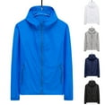 thumbnail image 4 of Men Waterproof Jacket Hooded Sport Coat Unisex Outwear Lightweight Windbreaker, 4 of 11