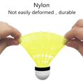 thumbnail image 2 of New Indoor Stable Sports Plastic Badminton Training Balls Badminton Shuttlecocks Nylon Badminton YELLOW 6PCS, 2 of 8