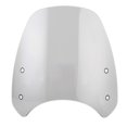 thumbnail image 3 of 5?7in Windshield Windscreen with LED Turn Signal Light Lamp Universal for MotorcycleGray, 3 of 5