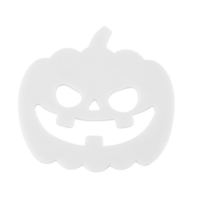Qocolhg 5 Pcs sous-Verres Fluorescents, sous-Verres en PVC Antidérapants Halloween Gothique Personnalisés Tapis de Tasse à Café Décorer Tapis de Tasse Tapis de Tasse pour Protection de Table Cadeau de Pendaison de Crémaillère Décorations Halloween Liquidation