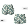 thumbnail image 4 of KLL Flower Pattern Workout Shorts for Women Scrunch Short Gym Yoga Running Sport Active Exercise Fitness Shorts, 4 of 8