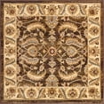 thumbnail image 2 of Rugs.com Aditi Collection Rug – 4' Square Brown Low Rug Perfect For Living Rooms, Kitchens, Entryways, 2 of 9